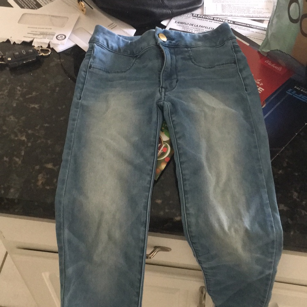 Light blue jeans